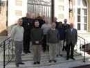 Les prêtres Fidei donum avec Mgr GARNIER et le Père JMarie LAUNAY, délégué à la Coopération Missionnaire