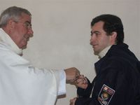 Remise de la croix