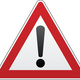 Panneau Attention