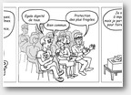 Camérino et les élections (au trait) 