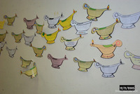 lampes à huile, véus et signes d'espérance