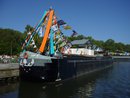 La péniche aménagée en chapelle