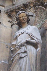 l'ange au sourire, emblême de la ville