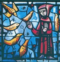St François - vitrail à taizé