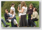 Temps de détente entre jeunes